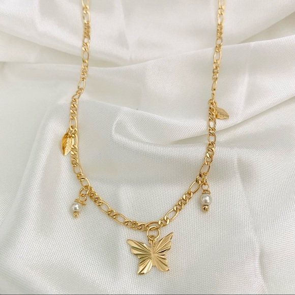 Butterfly Charm Necklace - Picture 5 of 7